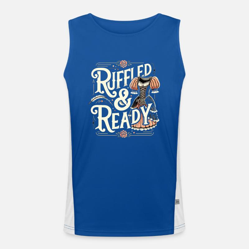 Renaissance Fairground Outfit Medieval Men's Functional Contrast Tank Top 