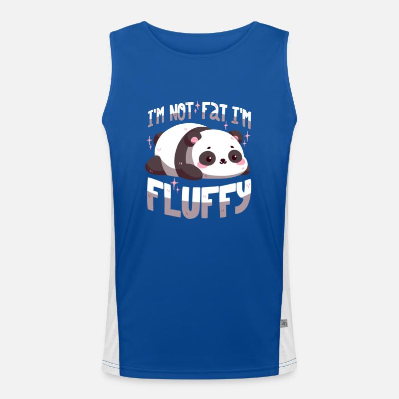 I'm not fat, I'm fluffy Men's Functional Contrast Tank Top 