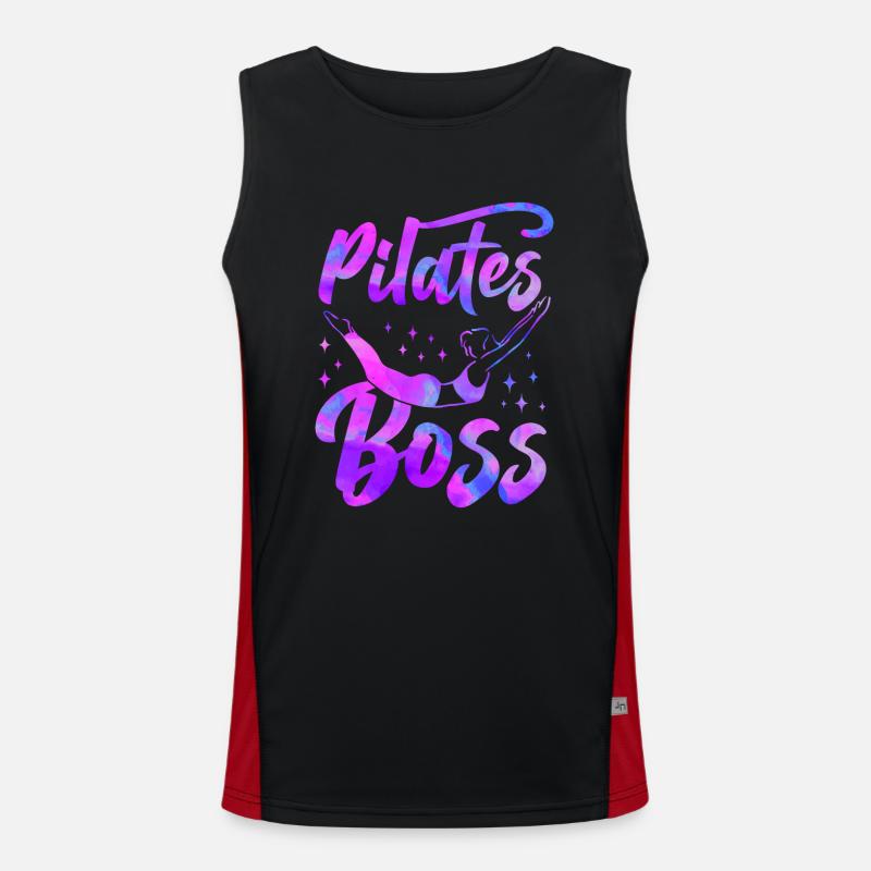 Pilates Instructor Teacher Pilates Men's Functional Contrast Tank Top 