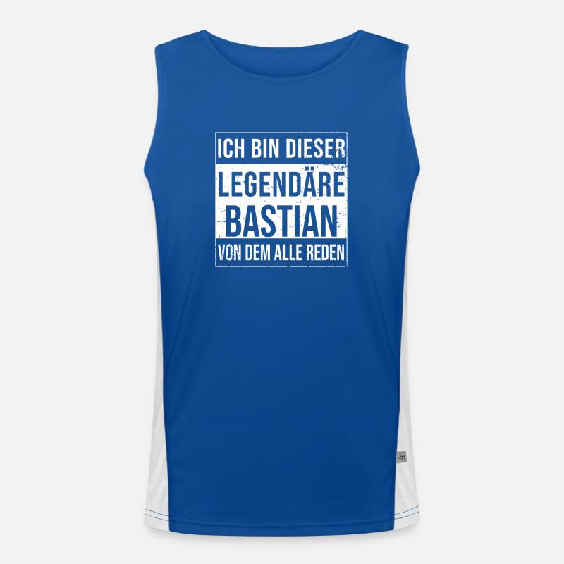 I'm this legendary for Bastian Men's Functional Contrast Tank Top 