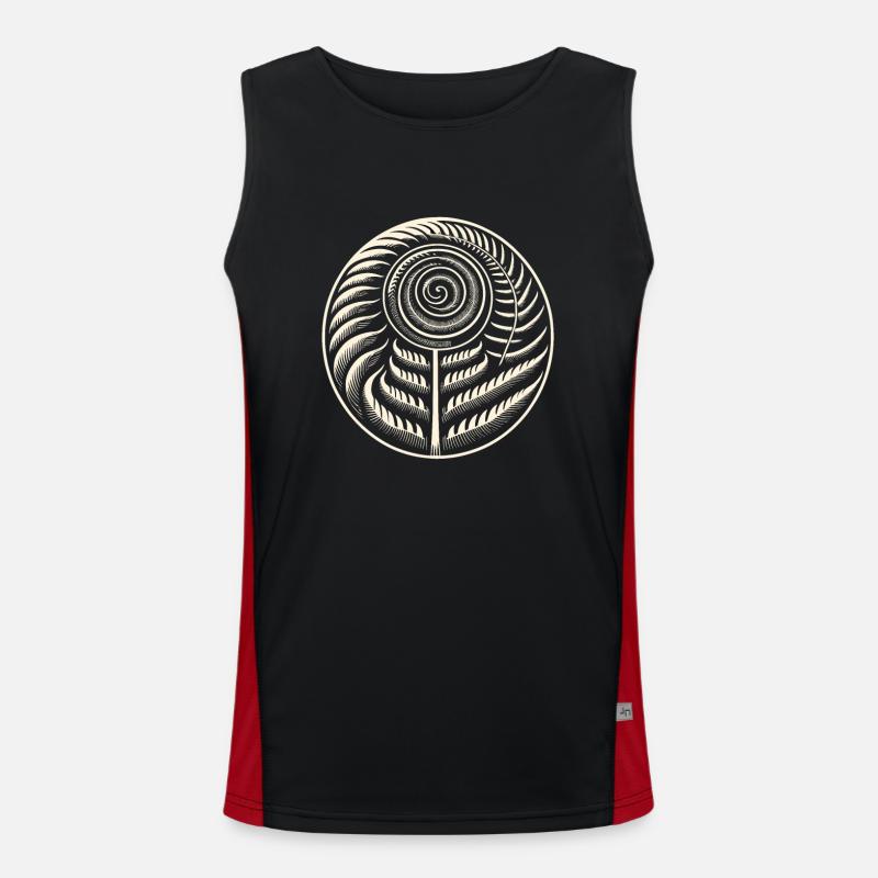 Petroglyph Rock Art Ancient Rock Drawing Indian Funktionelles Kontrast-Tank Top für Männer 