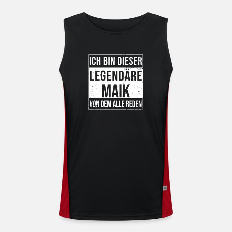 I'm this legendary for Maik Men's Functional Contrast Tank Top 