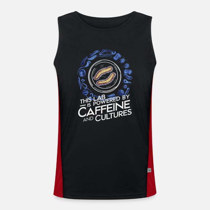 Microbiologist Microbiology Lab Staph Biology Funktionelles Kontrast-Tank Top für Männer 