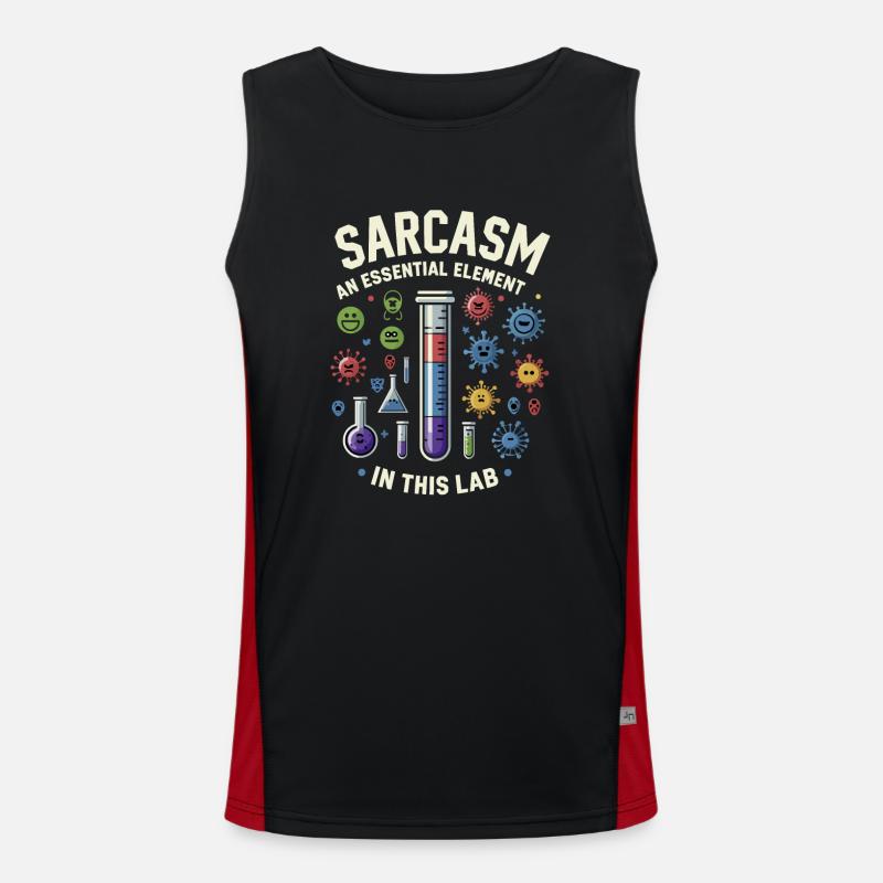 Microbiologist Microbiology Lab Staph Biology Funktionelles Kontrast-Tank Top für Männer 