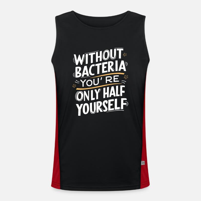 Microbiologist Microbiology Lab Staph Biology Funktionelles Kontrast-Tank Top für Männer 