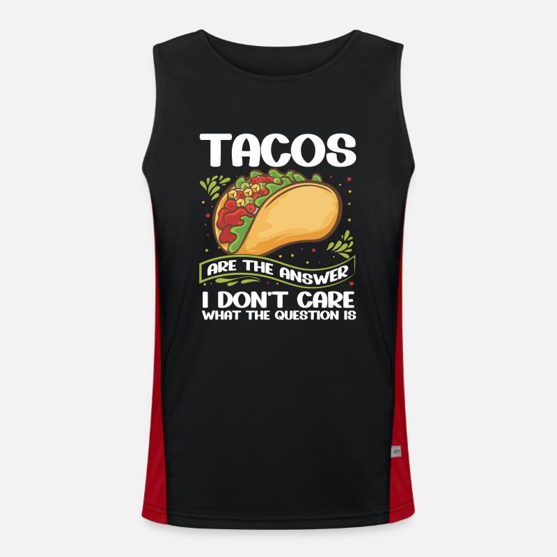 Taco drôle Débardeur respirant contrasté Homme 