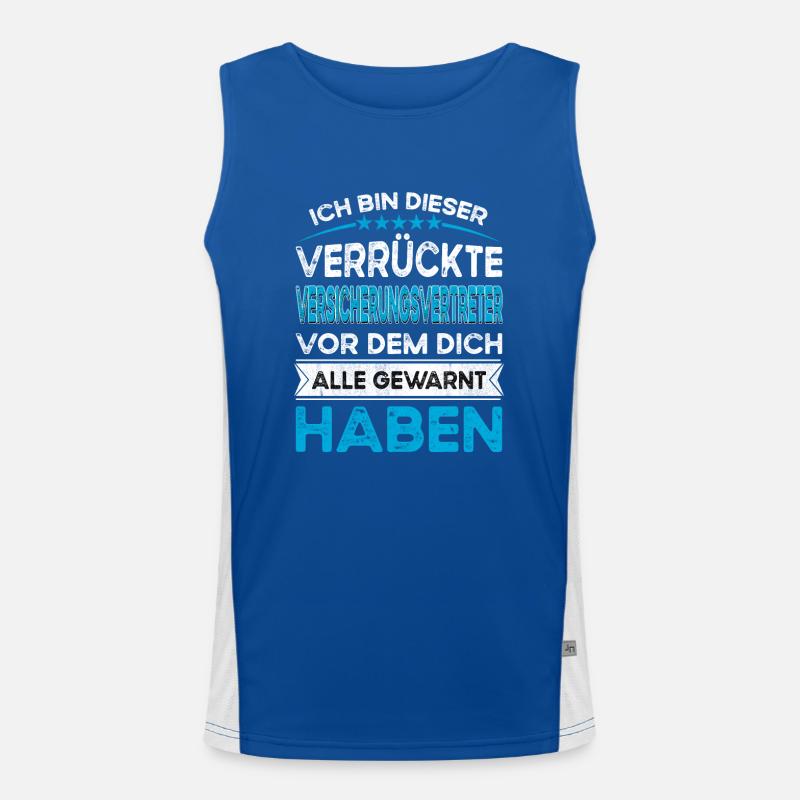 Ich bin dieser legändere Verrückte Funktionelles Kontrast-Tank Top für Männer 