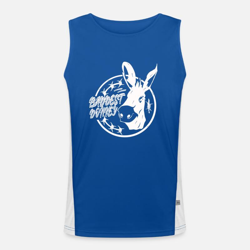 The worst donkey Men's Functional Contrast Tank Top 