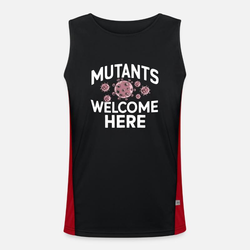 Microbiologist Microbiology Lab Staph Biology Funktionelles Kontrast-Tank Top für Männer 