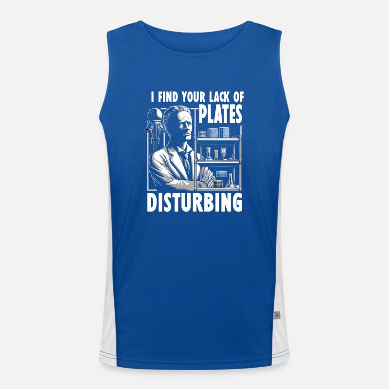 Microbiologist Microbiology Lab Staph Biology Funktionelles Kontrast-Tank Top für Männer 