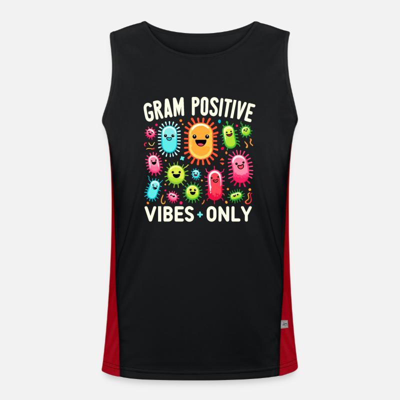 Microbiologist Microbiology Lab Staph Biology Funktionelles Kontrast-Tank Top für Männer 