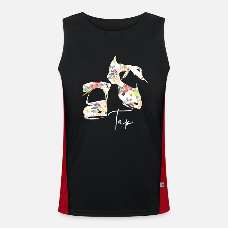 Stepptanzlehrer Stepptänzer Stepptanz Funktionelles Kontrast-Tank Top für Männer 