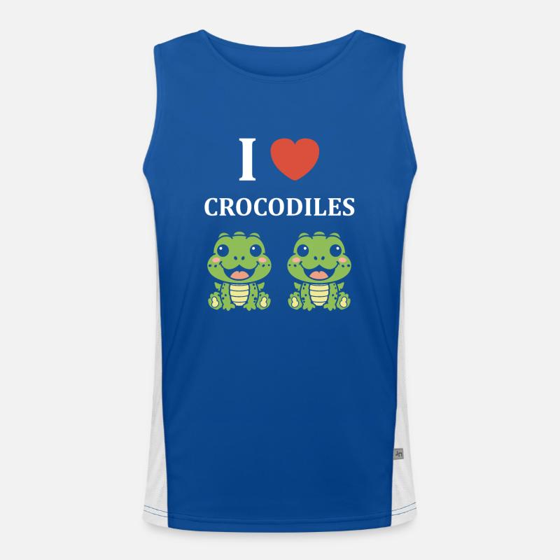 Humour Crocodile Débardeur respirant contrasté Homme 