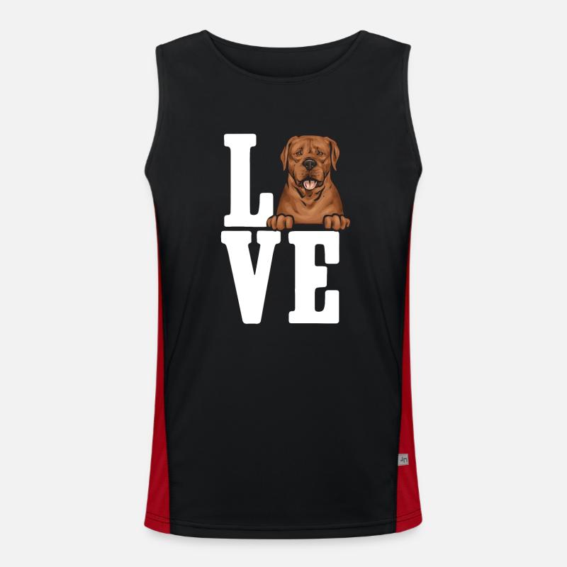 Fuchsroter Labrador Retriever Fox Red Labrador Funktionelles Kontrast-Tank Top für Männer 
