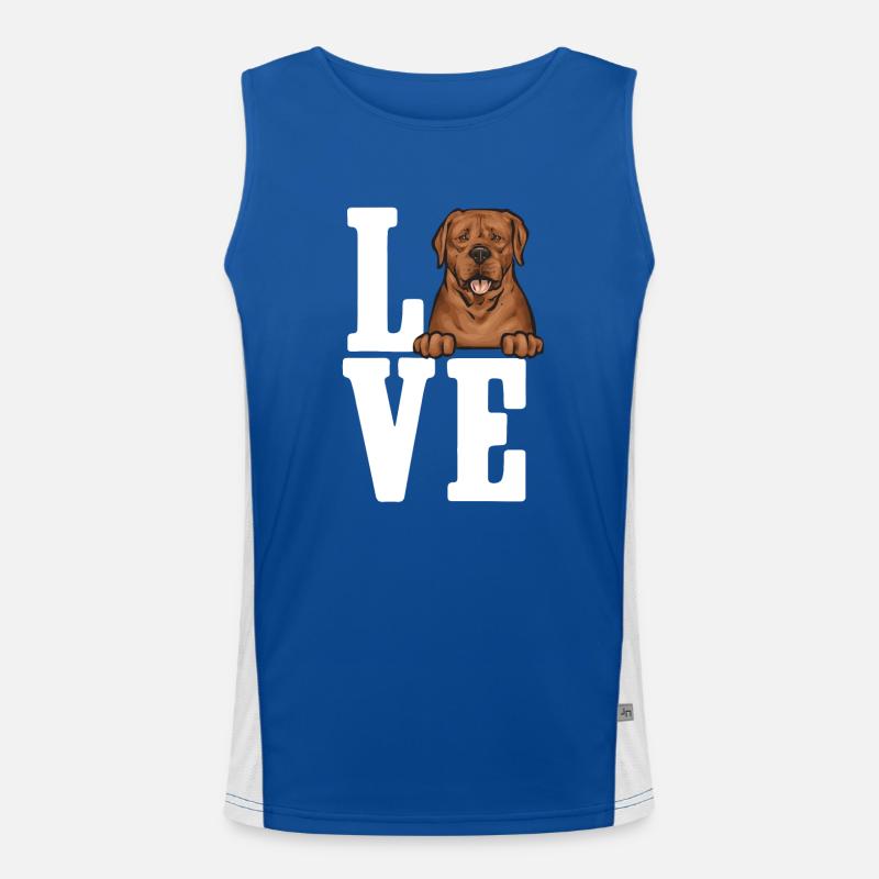 Fuchsroter Labrador Retriever Fox Red Labrador Funktionelles Kontrast-Tank Top für Männer 