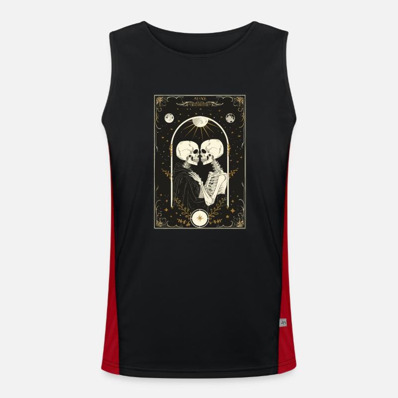 The Lovers Tarot Men's Functional Contrast Tank Top 