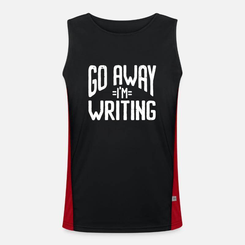 Author Writer Men's Functional Contrast Tank Top 