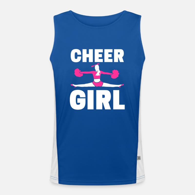 Cheerleading Cheerleader Base Flyer Funktionelles Kontrast-Tank Top für Männer 