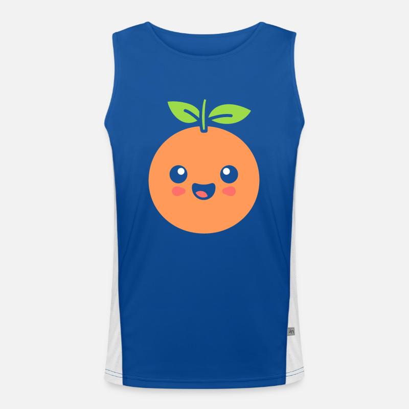 Grapefruit Funktionelles Kontrast-Tank Top für Männer 