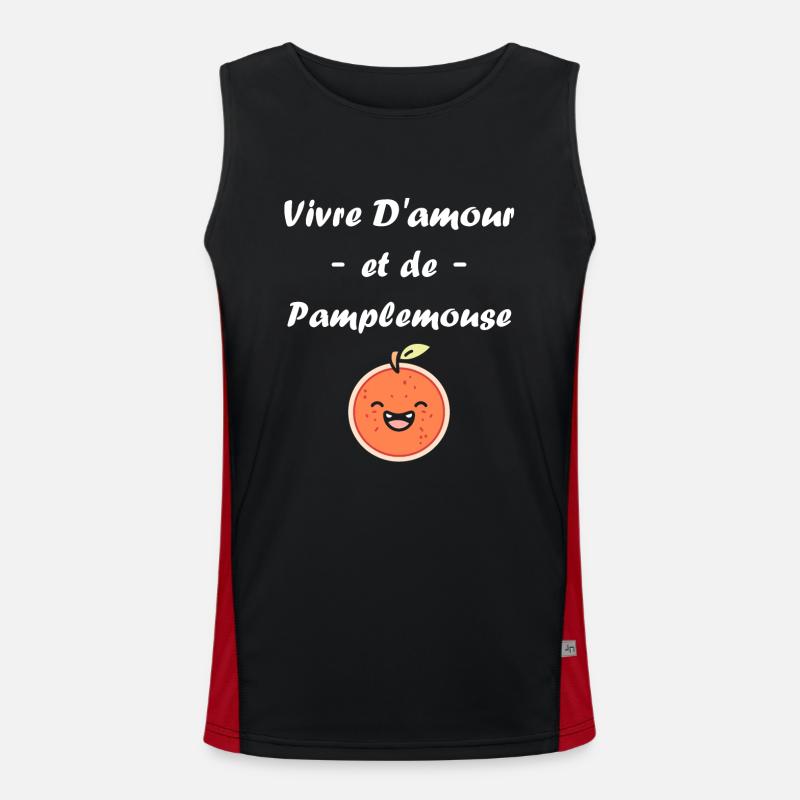 Humour Pamplemousse Débardeur respirant contrasté Homme 