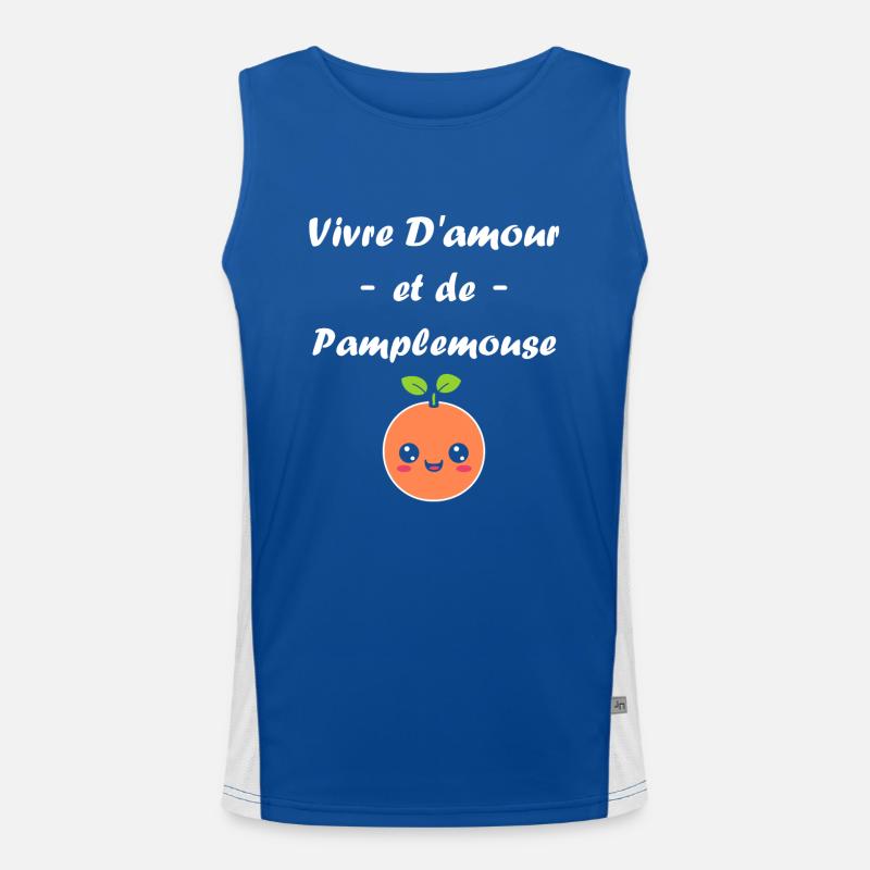 Humour Pamplemousse Débardeur respirant contrasté Homme 