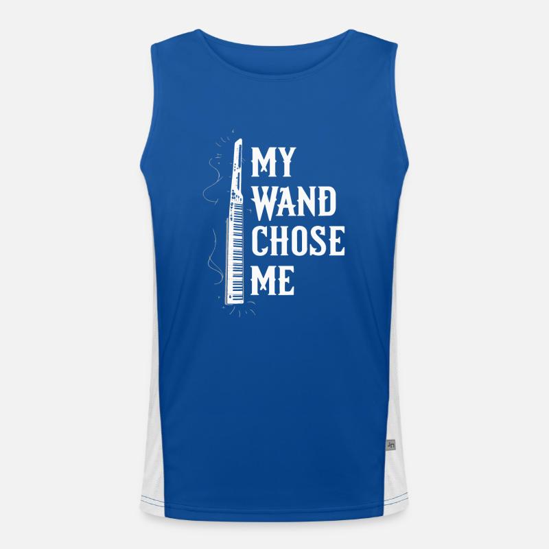 Keytar Keyboard Gift Men's Functional Contrast Tank Top 