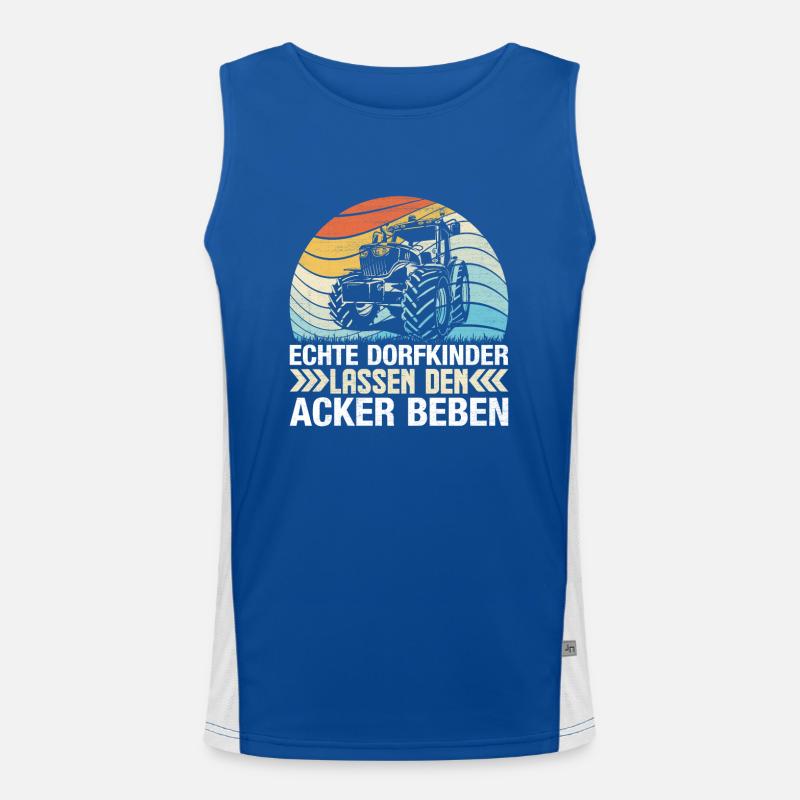 Traktor Funktionelles Kontrast-Tank Top für Männer 