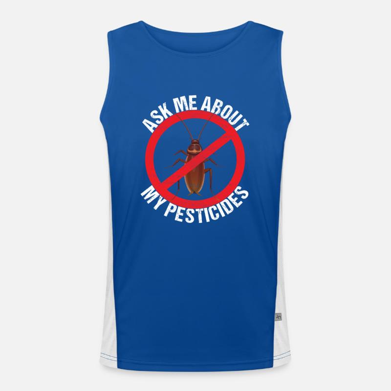 Pest Control Exterminators Men's Functional Contrast Tank Top 