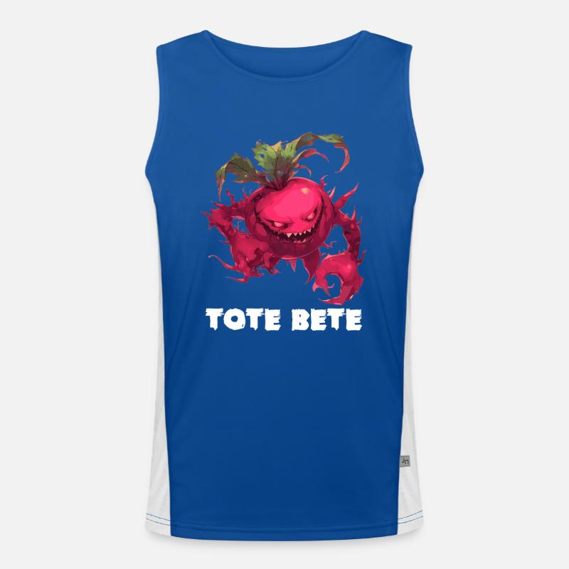 Halloween Beetroot Tote Beetroot Tote Beetroot Men's Functional Contrast Tank Top 