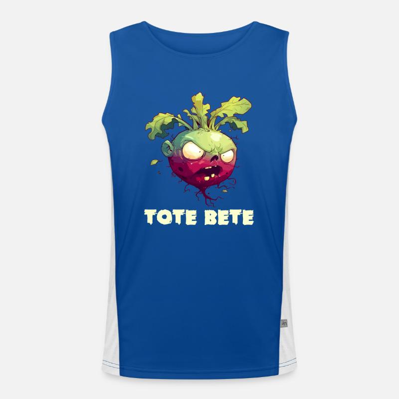 Halloween Beetroot Tote Beetroot Tote Beetroot Men's Functional Contrast Tank Top 