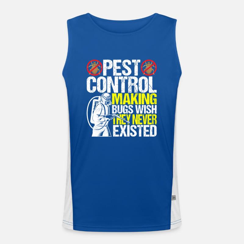Schädlingsbekämpfung Kammerjäger Funktionelles Kontrast-Tank Top für Männer 