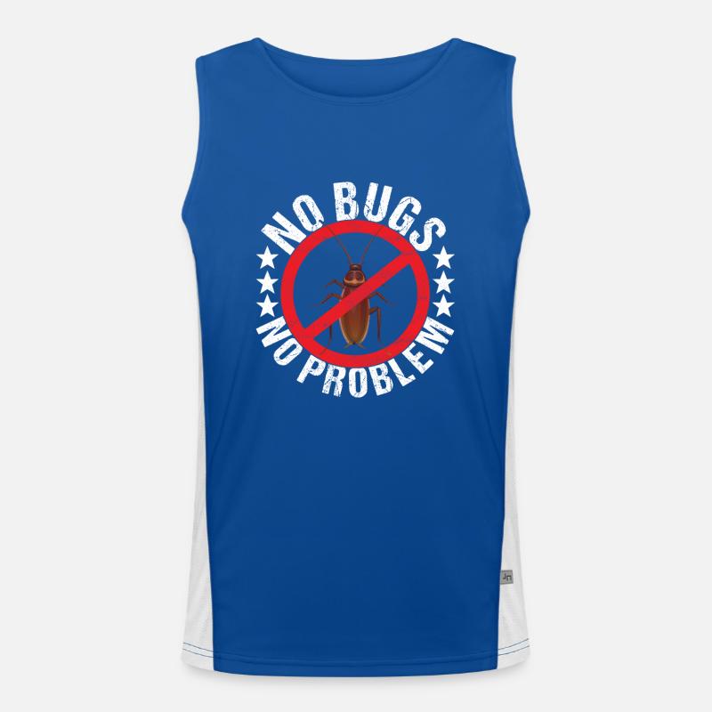 Pest Control Exterminators Men's Functional Contrast Tank Top 