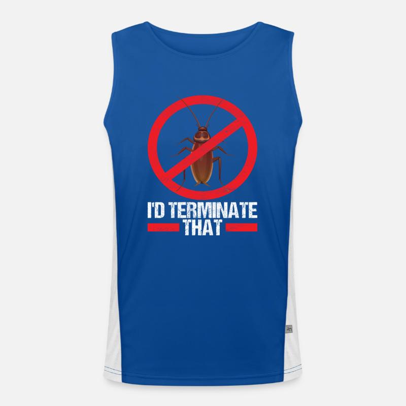 Schädlingsbekämpfung Kammerjäger Funktionelles Kontrast-Tank Top für Männer 