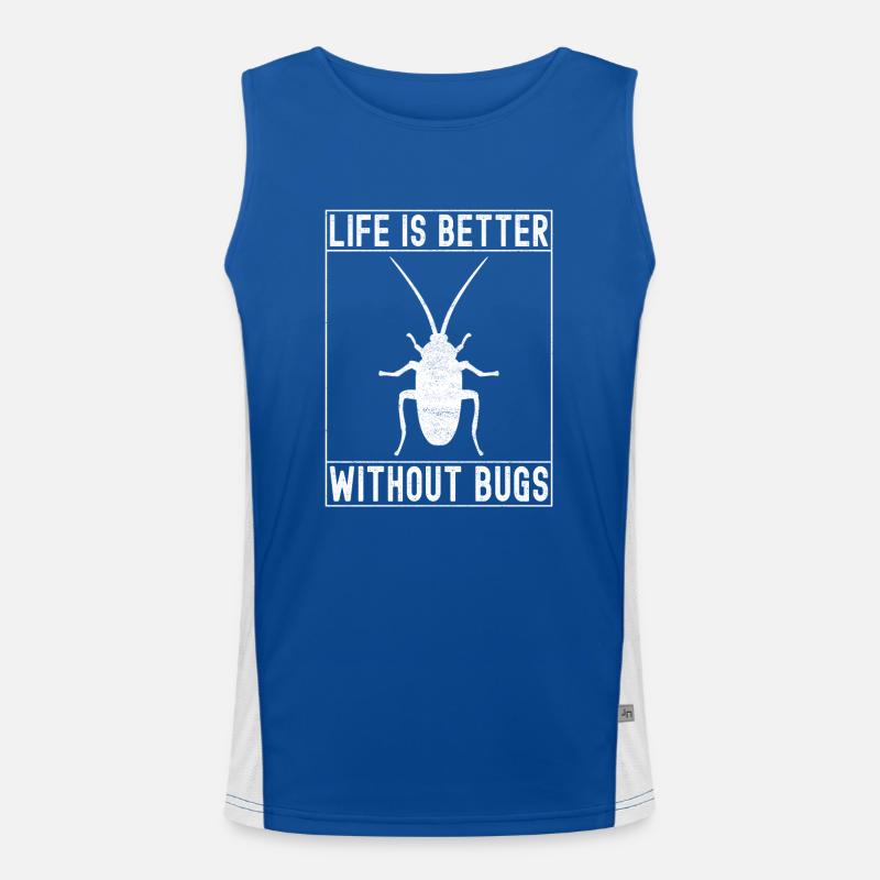 Pest Control Exterminators Men's Functional Contrast Tank Top 