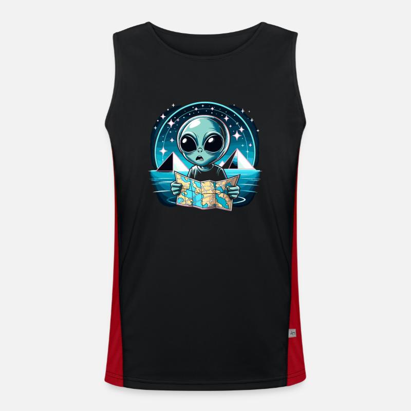 Mysterious disappearances in the Bermuda Triangle Men's Functional Contrast Tank Top 