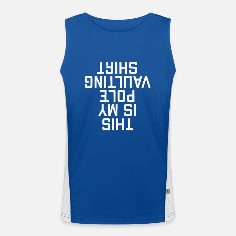 Pole Vaulter Gift Men's Functional Contrast Tank Top 