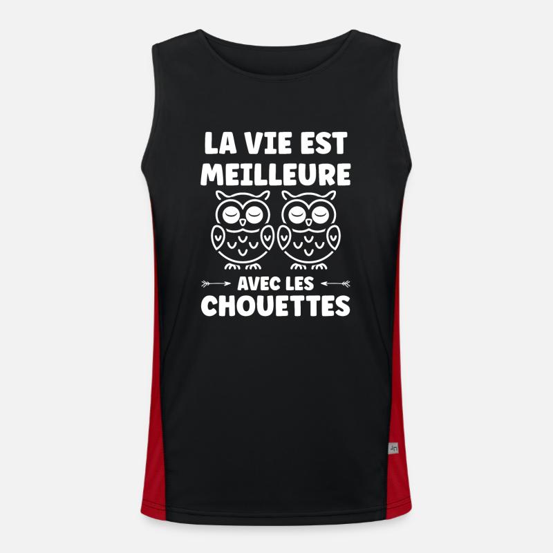 Netter Humor Funktionelles Kontrast-Tank Top für Männer 