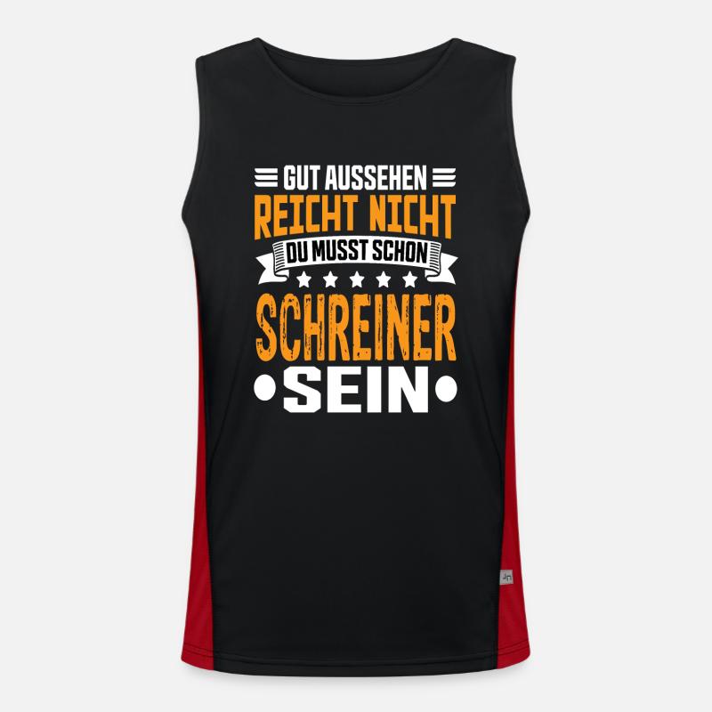 Carpenter Master Carpenter Carpentry Carpentry Men's Functional Contrast Tank Top 