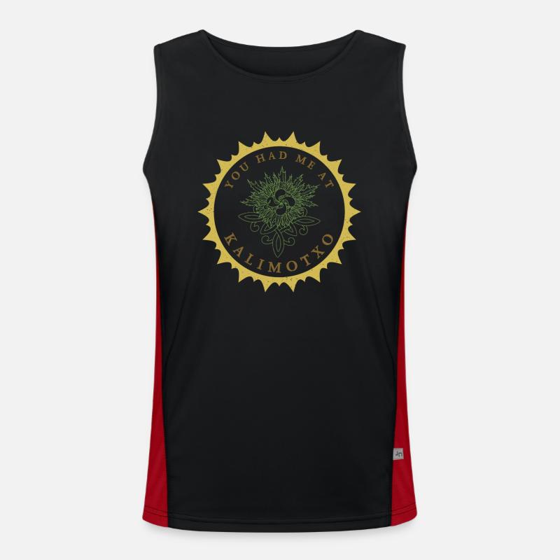 Basken Spanisch Spanien Baskenland Euskal Funktionelles Kontrast-Tank Top für Männer 