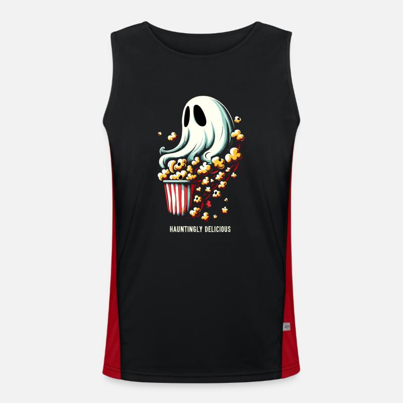 Lustiger Popcorn-spruch, Binge-watching-popcorn Funktionelles Kontrast-Tank Top für Männer 