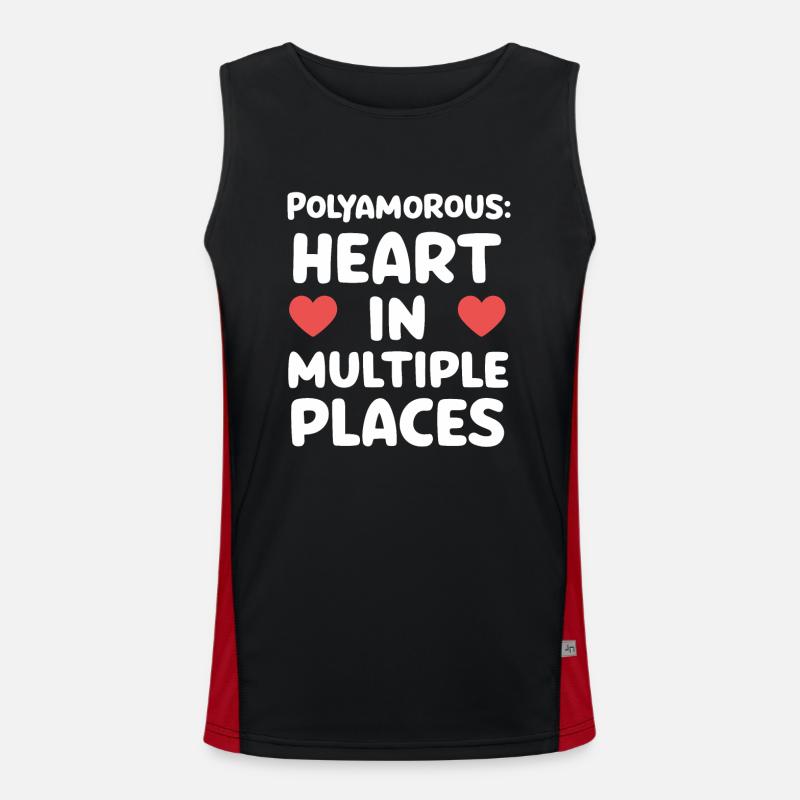 Communauté polyamoureuse Parentalité polyamoureuse Débardeur respirant contrasté Homme 