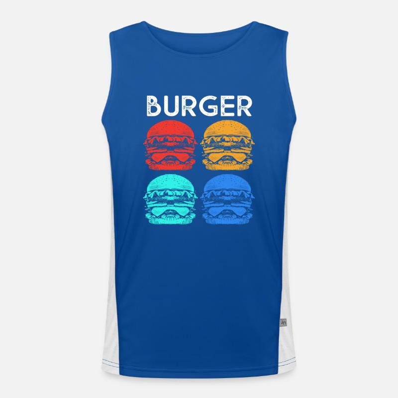 Cheeseburger Débardeur respirant contrasté Homme 