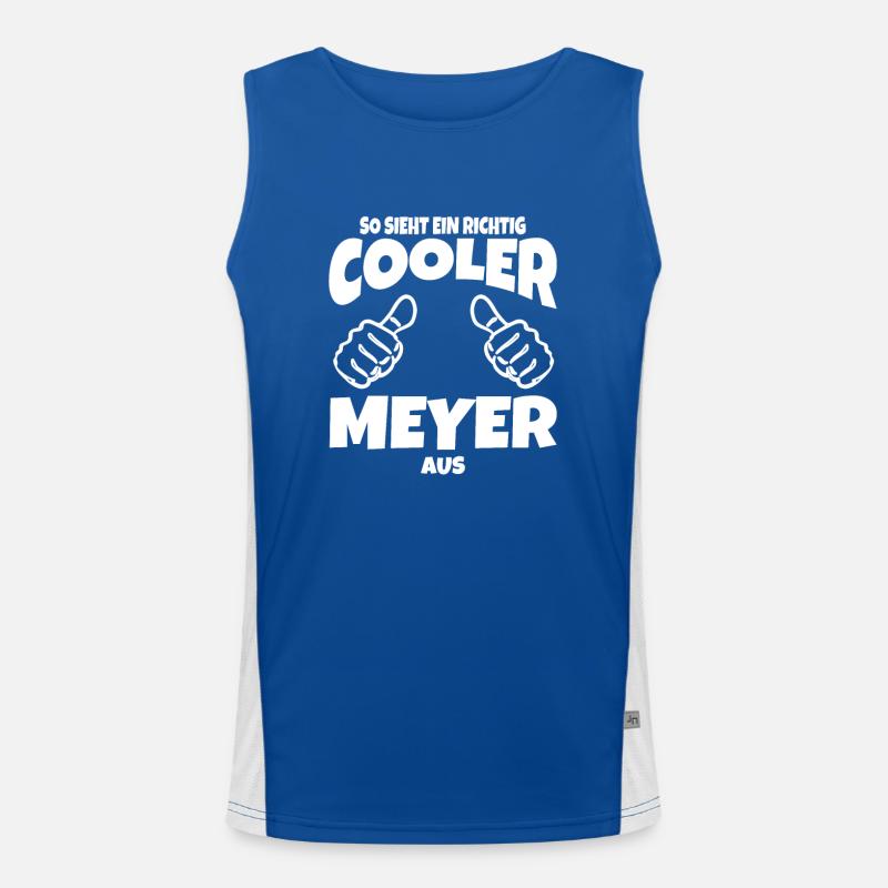 So sieht ein richtig cooler Meyer aus Funktionelles Kontrast-Tank Top für Männer 