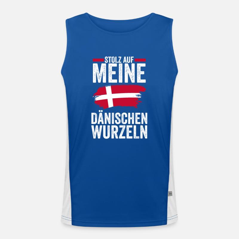 Danois Danemark Débardeur respirant contrasté Homme 