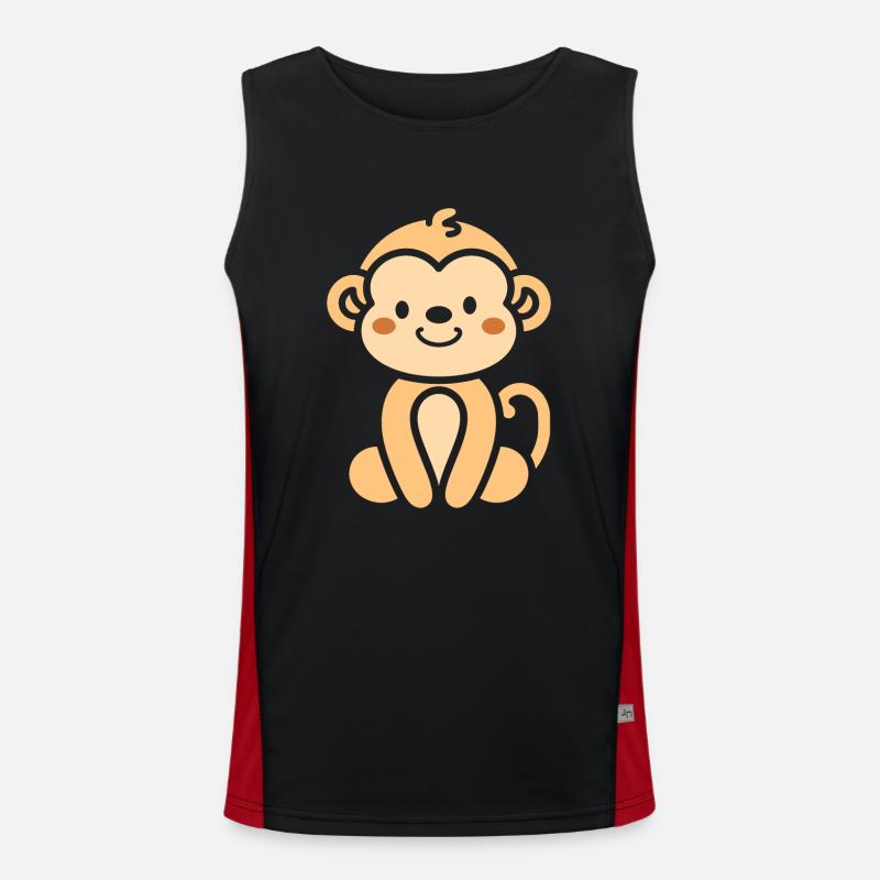 Singe Débardeur respirant contrasté Homme 