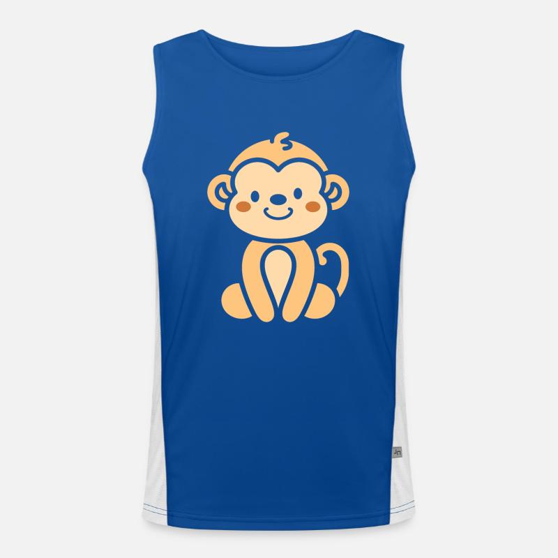 Singe Débardeur respirant contrasté Homme 