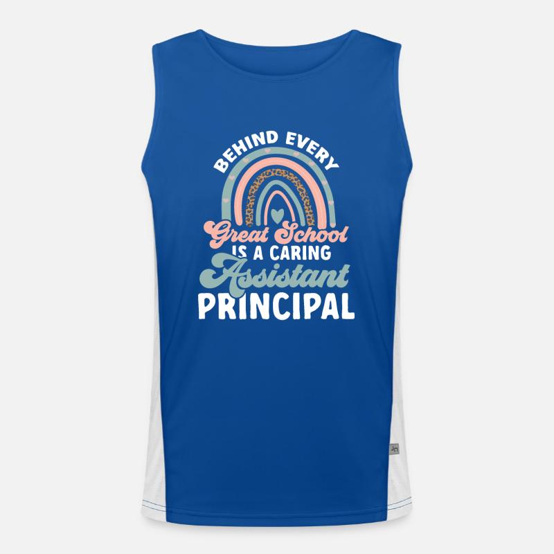 Deputy Principal Men's Functional Contrast Tank Top 