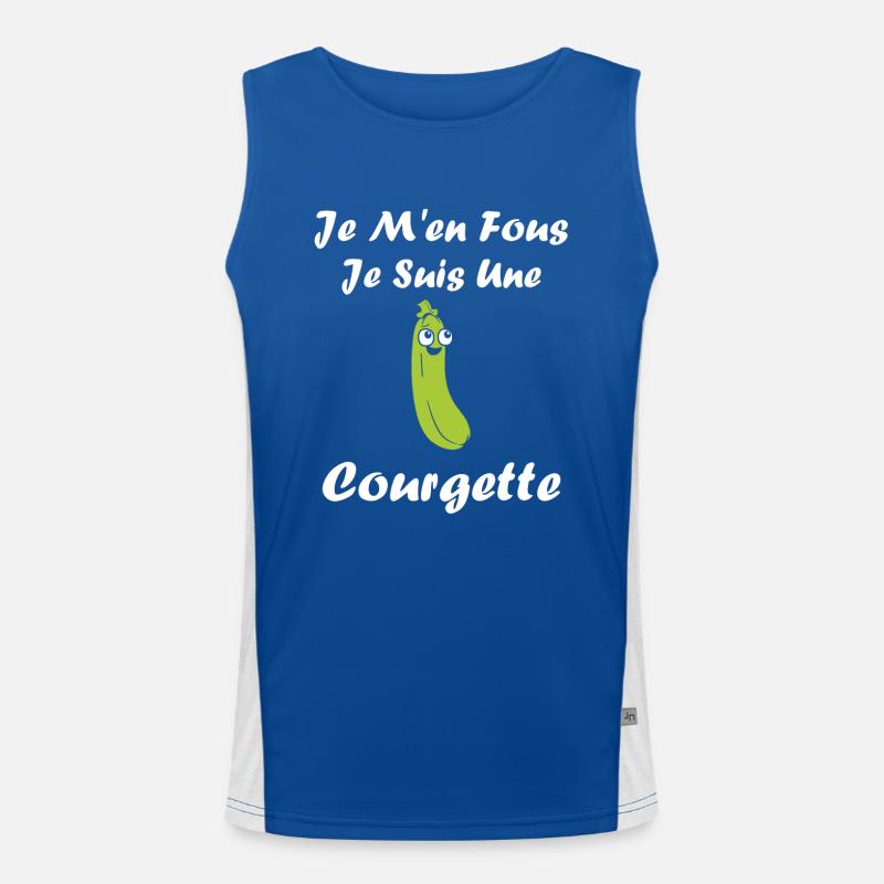 courgette Débardeur respirant contrasté Homme 