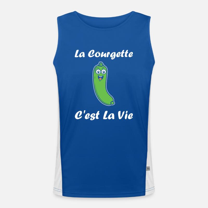 courgette Débardeur respirant contrasté Homme 