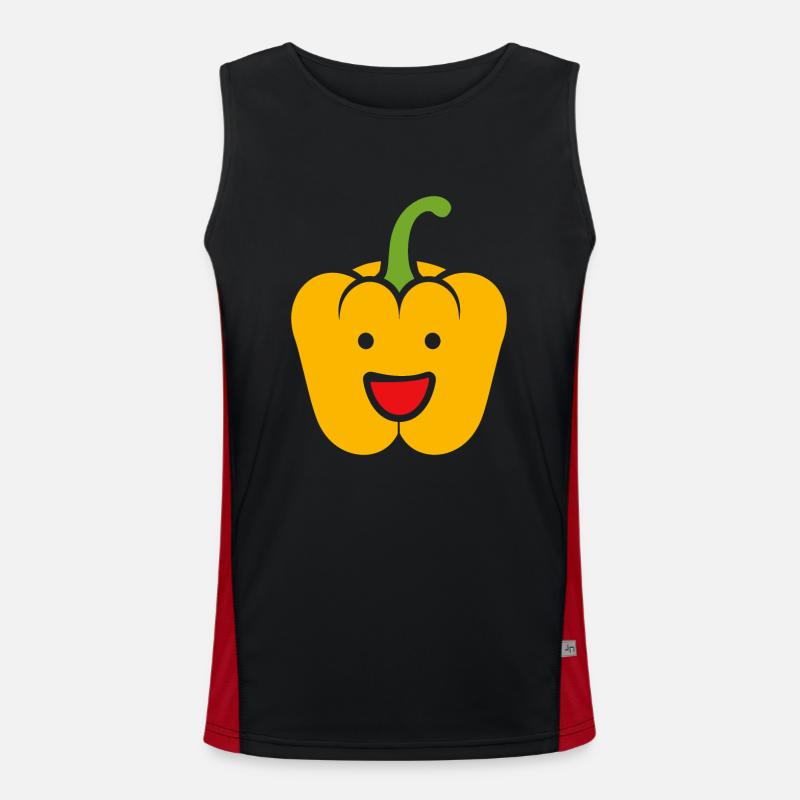 Pfeffer Funktionelles Kontrast-Tank Top für Männer 
